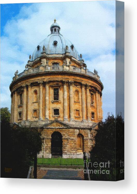 Radcliff Camera Canvas Print featuring the photograph Radcliff Camera Oxford by Brian Watt