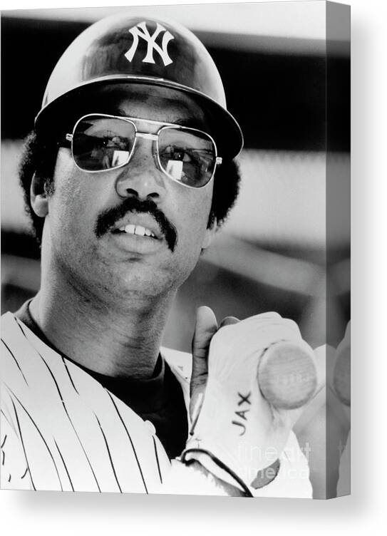 American League Baseball Canvas Print featuring the photograph Reggie Jackson by National Baseball Hall Of Fame Library
