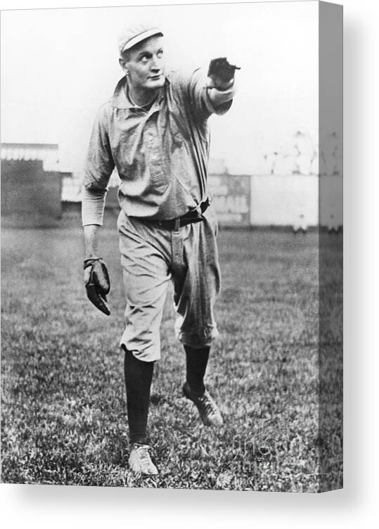 American League Baseball Canvas Print featuring the photograph Rube Waddell by National Baseball Hall Of Fame Library