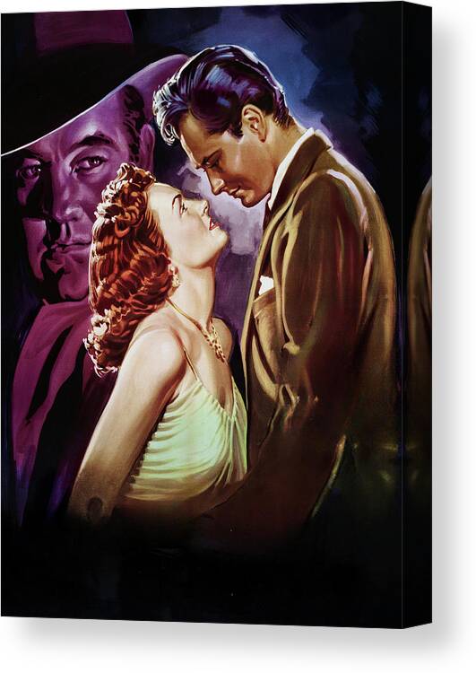 Scandal Canvas Print featuring the painting ''Scandal Sheet'', 1952, movie poster painting by Luigi Martinati by Movie World Posters