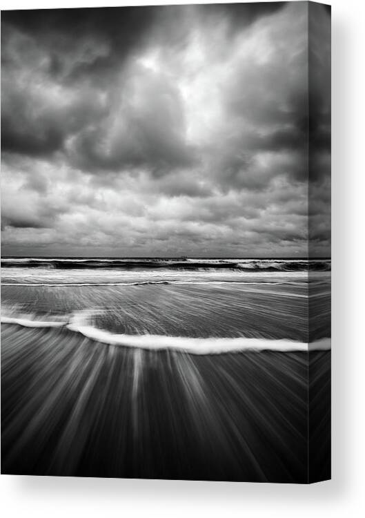 Isle Of Palms Canvas Print featuring the photograph Solitude by Donnie Whitaker