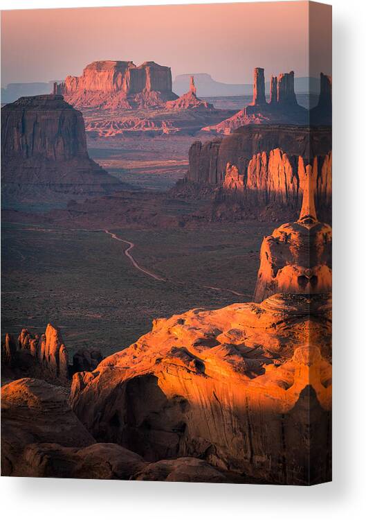 Buttes Canvas Print featuring the photograph Spires and Mesas by Peter Boehringer