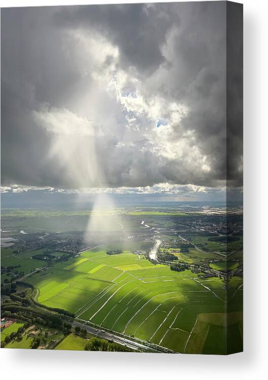 Amsterdam Canvas Print featuring the photograph Sunlit Fields of Amsterdam by Mary Lee Dereske
