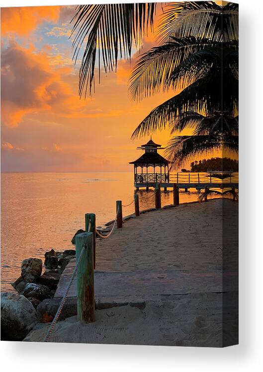 Sunrise Canvas Print featuring the photograph Tequila Sunrise by Jill Love