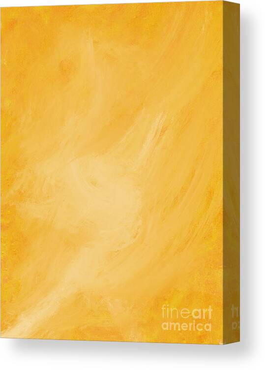 Abstract Canvas Print featuring the digital art The Desert - Modern Colorful Abstract Digital Art by Sambel Pedes