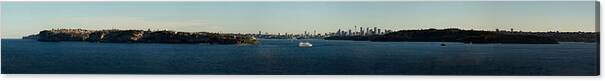 Sydney Canvas Print featuring the photograph Sydney panorama by Miroslava Jurcik