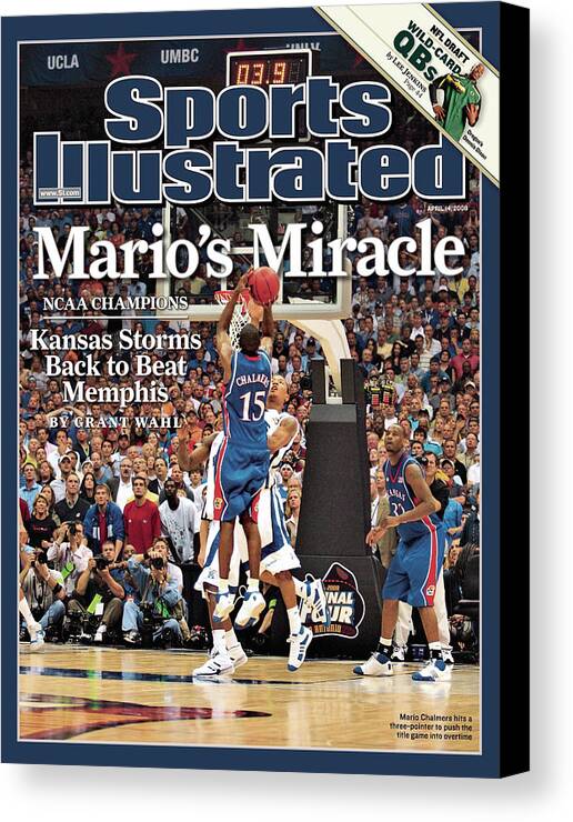 Magazine Cover Canvas Print featuring the photograph April 14, 2008 Sports Illustrate Sports Illustrated Cover by Sports Illustrated