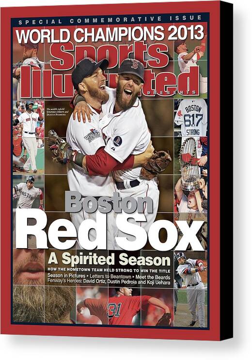 St. Louis Cardinals Canvas Print featuring the photograph Boston Red Sox, World Champions 2013 A Spirited Season Sports Illustrated Cover by Sports Illustrated