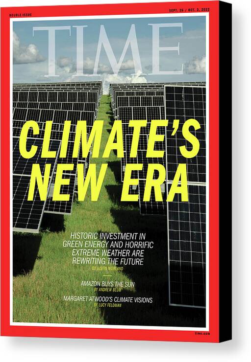 Climate Canvas Print featuring the photograph Climate's New Era by Photograph by Will Warasila for TIME