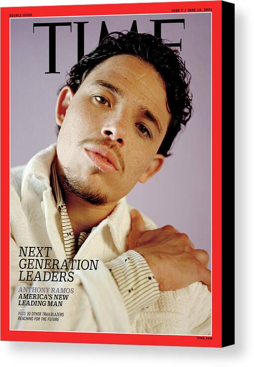 Next Generation Leaders Canvas Print featuring the photograph NGL - Anthony Ramos by Photograph by Jingyu Lin for TIME
