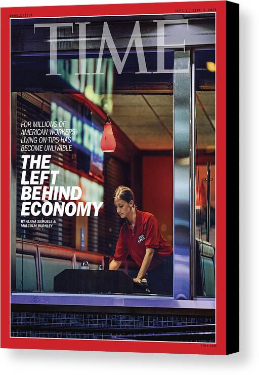 Economy Canvas Print featuring the photograph The Left Behind Economy by Photograph by Sasha Arutyunova for TIME