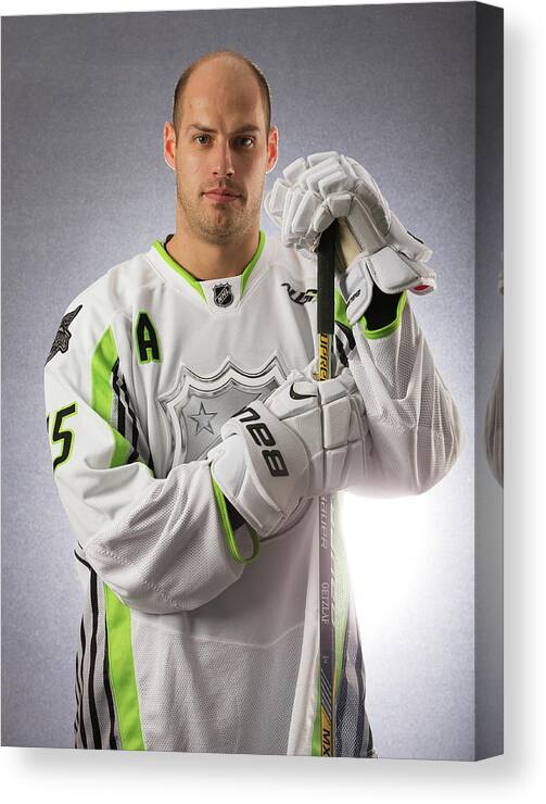 People Canvas Print featuring the photograph 2015 Honda Nhl All-star Portraits by Gregory Shamus
