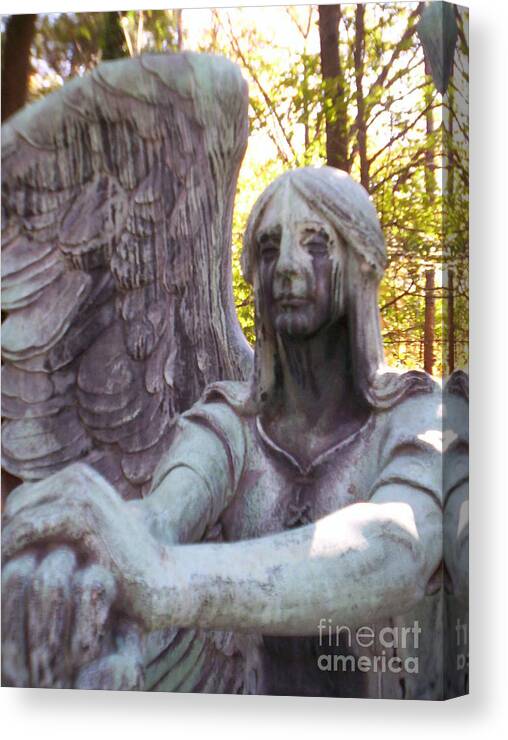 Angel Canvas Print featuring the photograph Angel by Michael Krek