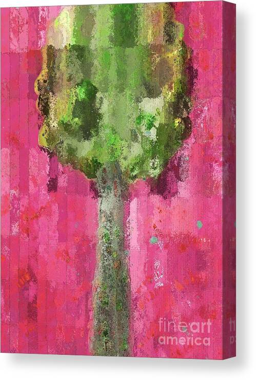 Tree Canvas Print featuring the painting Albero - 12j2164155-04 by Variance Collections