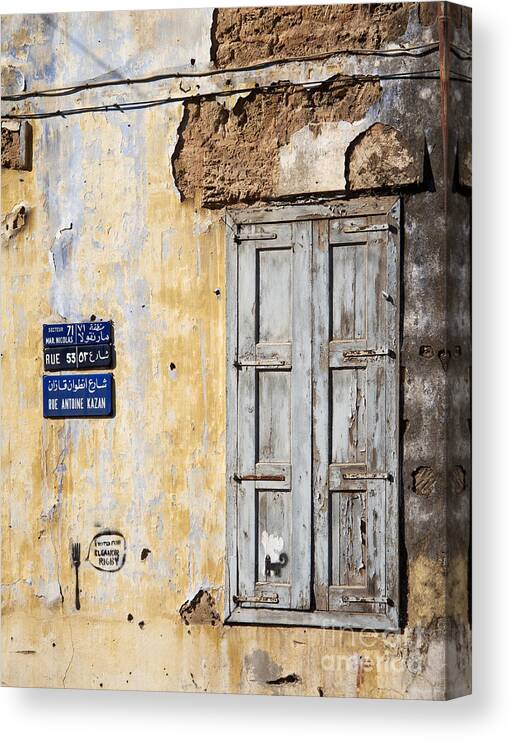 Architecture Canvas Print featuring the photograph Beirut Lebanon by JM Travel Photography