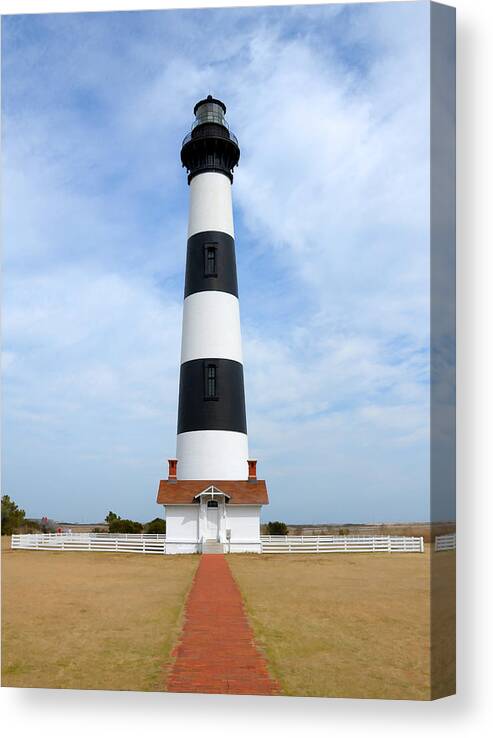 Bodie Lighthouse Canvas Print featuring the photograph Bodie Lighthouse by Liz Mackney