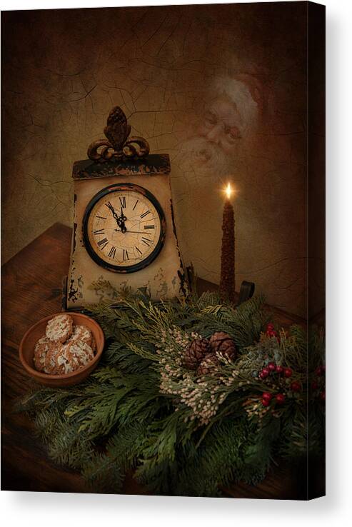 Holiday Canvas Print featuring the photograph Christmas Eve by Robin-Lee Vieira
