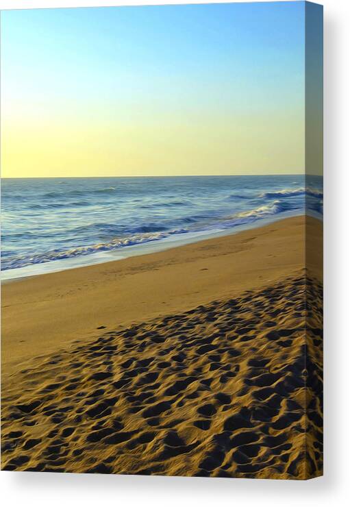 Beach Canvas Print featuring the photograph Empty Shore by Jerry Hart