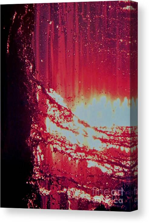 Water Canvas Print featuring the photograph Falling Water by Tim Townsend