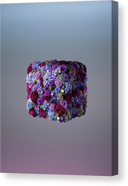Tranquility Canvas Print featuring the photograph Flower Cube by Jonathan Knowles
