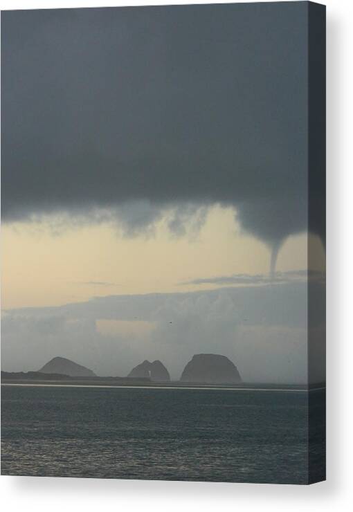 Funnel Cloud Canvas Print featuring the photograph Funnel Cloud by Gallery Of Hope 