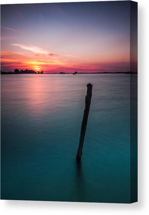 Landscapes Canvas Print featuring the photograph Greeting The Sun by Davorin Mance