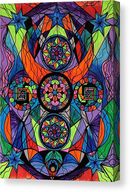 Higher Purpose Canvas Print featuring the painting Higher Purpose by Teal Eye Print Store