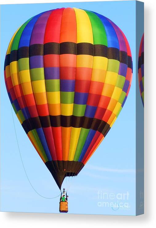 Hot Air Balloon Canvas Print featuring the photograph Hot Air #6 by Robert ONeil