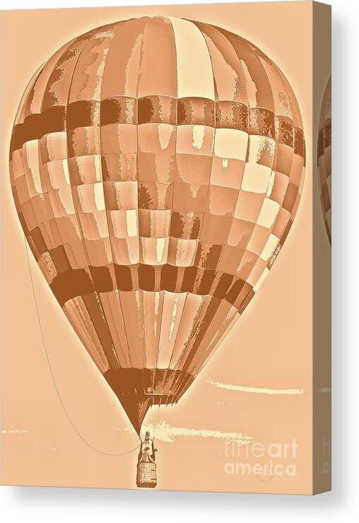Hot Air Balloon Canvas Print featuring the photograph Hot Air #8 by Robert ONeil