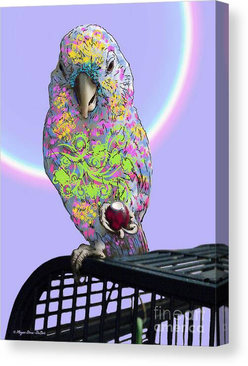 Birds Canvas Print featuring the photograph Jawbreaker-Dandy by Megan Dirsa-DuBois
