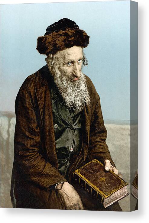 1895 Canvas Print featuring the painting Jerusalem Man, C1895 by Granger