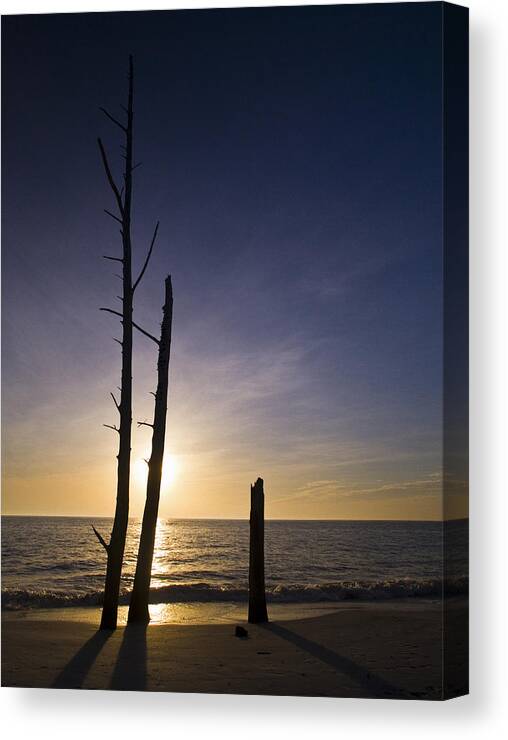 Florida Canvas Print featuring the photograph Lovers Key Sunset by Bradley R Youngberg
