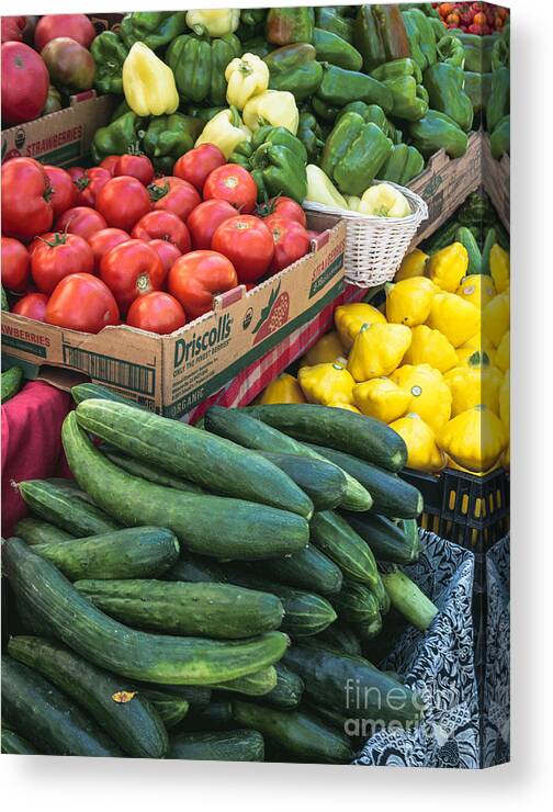 Market Canvas Print featuring the photograph Market Freshness by Arlene Carmel