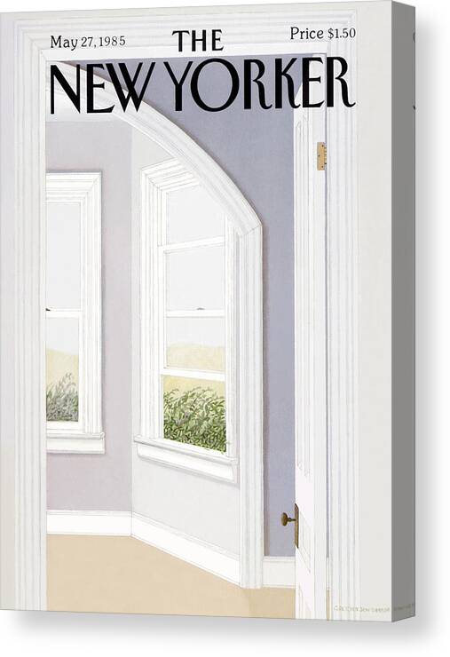 Household Canvas Print featuring the painting New Yorker May 27th, 1985 by Gretchen Dow Simpson
