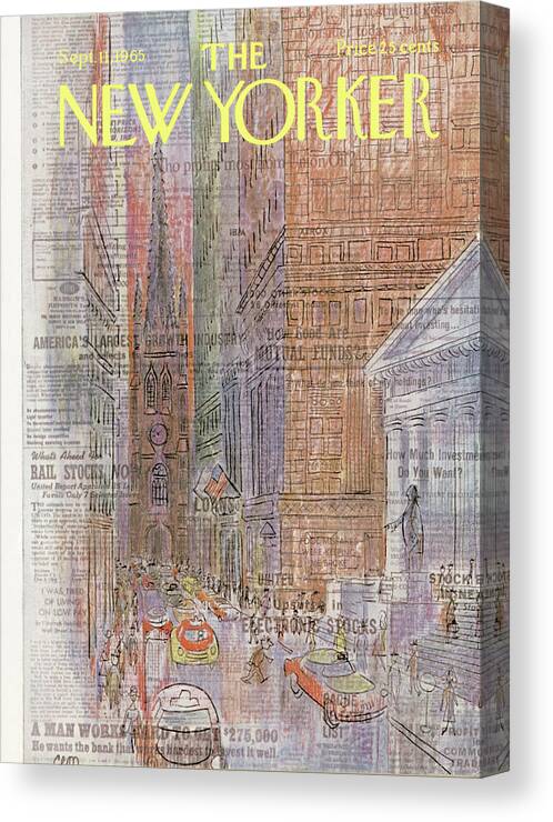 New Yorker September 11th, 1965 Canvas Print / Canvas Art by Charles E ...