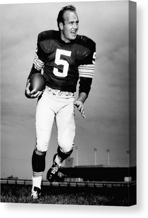 Paul Canvas Print featuring the photograph Paul Hornung Poster by Gianfranco Weiss
