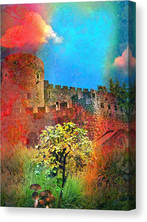 Royal Grove Canvas Print featuring the painting Royal Grove by Ally White