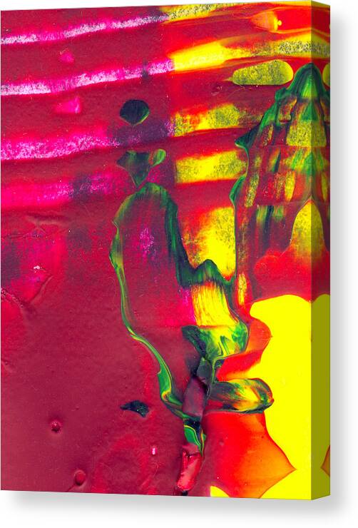 Abstract Canvas Print featuring the digital art Runaway - Abstract Painting by Modern Abstract
