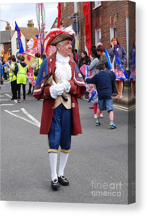 Olympic Canvas Print featuring the photograph Rye Town Crier by David Fowler