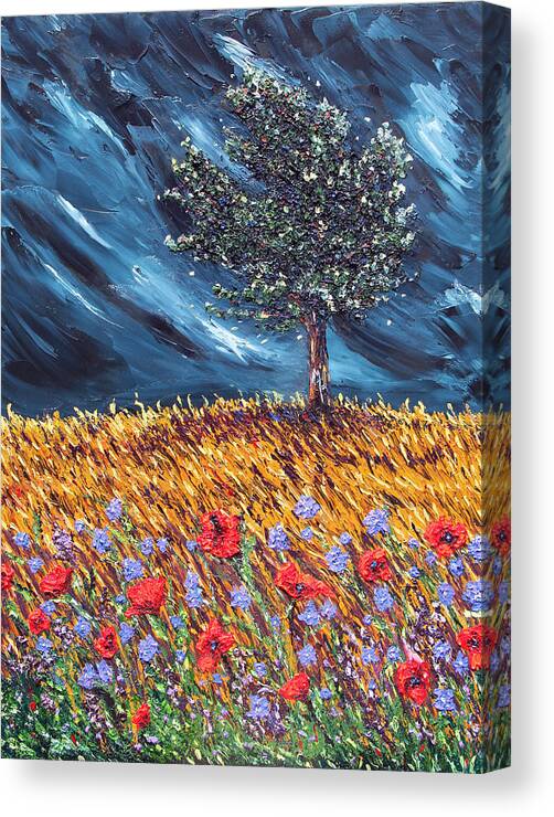 Landscape Canvas Print featuring the painting Steadfast Love by Meaghan Troup