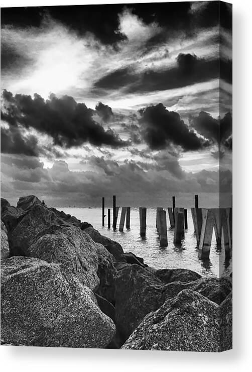 Angel Canvas Print featuring the photograph Sticks and Stones by Raymel Garcia