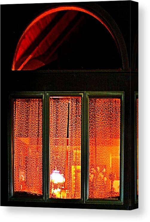 Home Canvas Print featuring the photograph The Golden Window by Tommi Trudeau