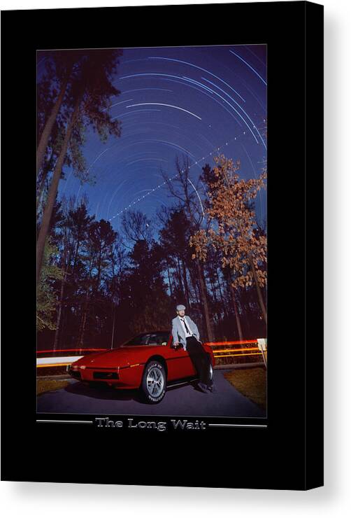 Star Traces Canvas Print featuring the photograph The Long Wait by Mike McGlothlen