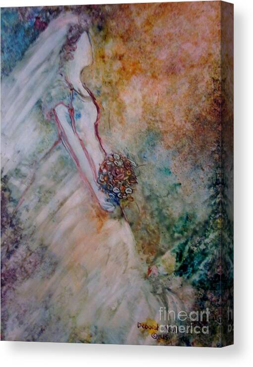 Bride Canvas Print featuring the painting The Spirit And The Bride by Deborah Nell