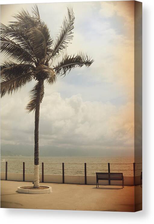Puerto Vallarta Canvas Print featuring the photograph The Wind in My Hair by Laurie Search