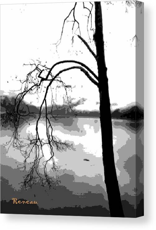 Trees Canvas Print featuring the photograph Twiggy Abstract by A L Sadie Reneau