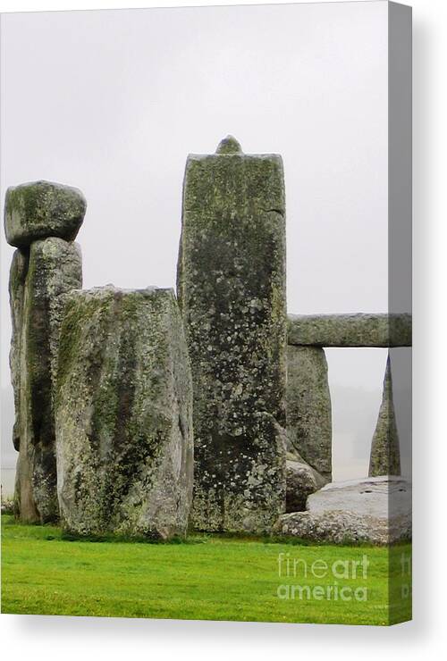 Stonehenge Canvas Print featuring the photograph Upright by Denise Railey