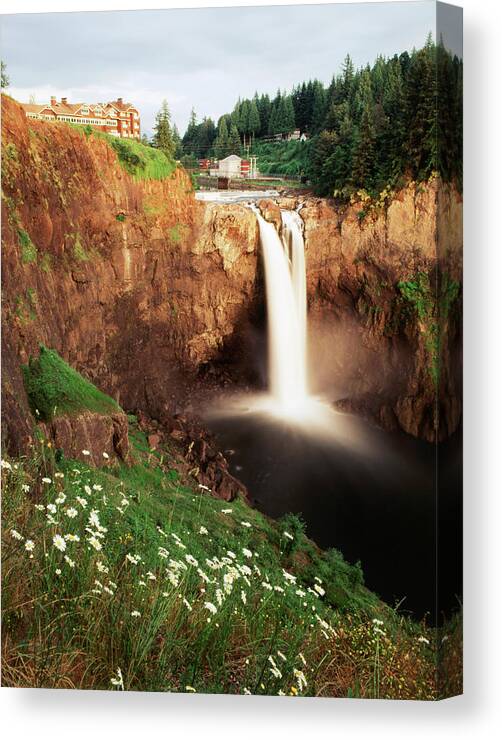 Adnt Canvas Print featuring the photograph USA, Washington State, Salish Lodge by Charles Crust