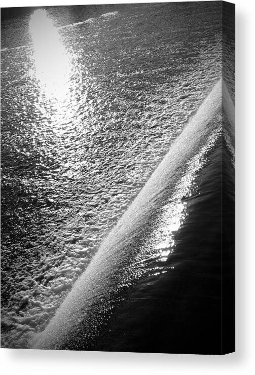 Philadelphia Canvas Print featuring the photograph Water and Light by Photographic Arts And Design Studio