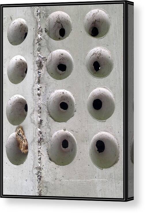 Hole Canvas Print featuring the photograph Wholly Holes 1 by Marlene Burns